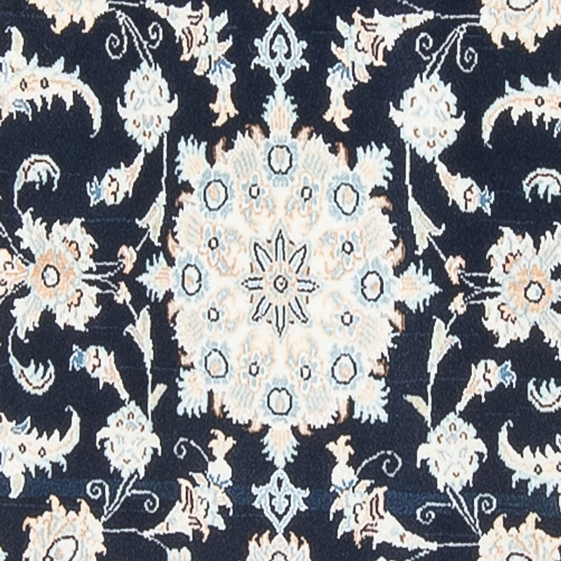 Tapis de couloir Tapis persan - Nain - Premium - 322 x 80 cm - bleu foncé