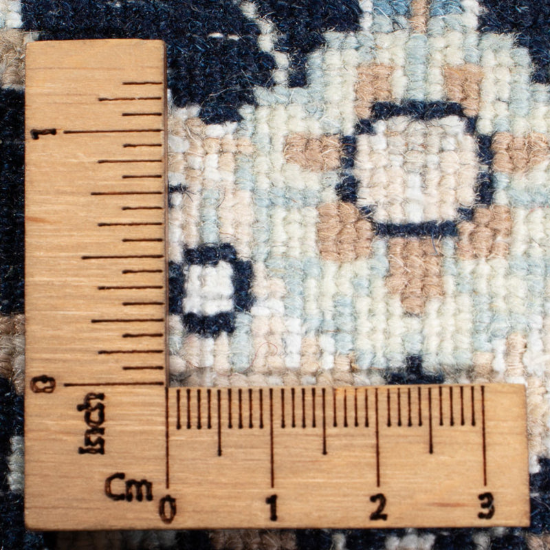 Tapis de couloir Tapis persan - Nain - Premium - 301 x 83 cm - bleu foncé