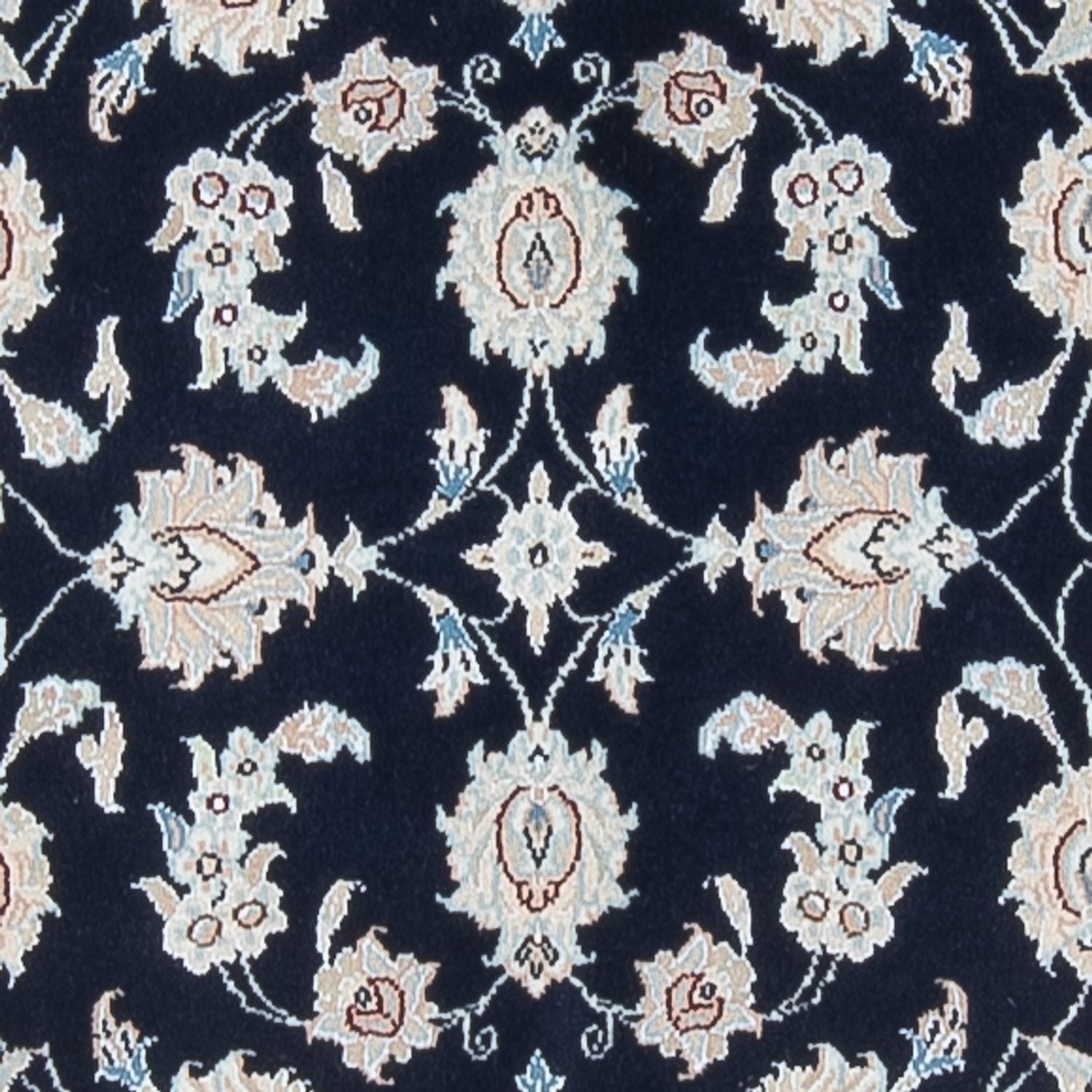 Tapis de couloir Tapis persan - Nain - Premium - 290 x 81 cm - bleu foncé