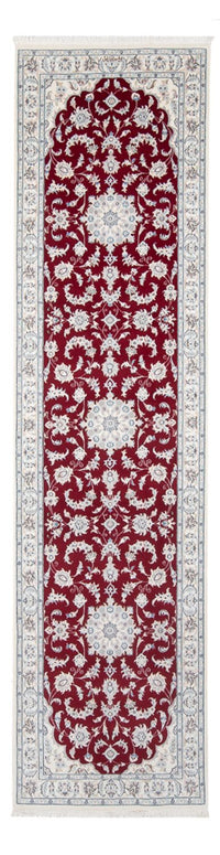 Tapis de couloir Tapis persan - Nain - Premium - 297 x 81 cm - rouge