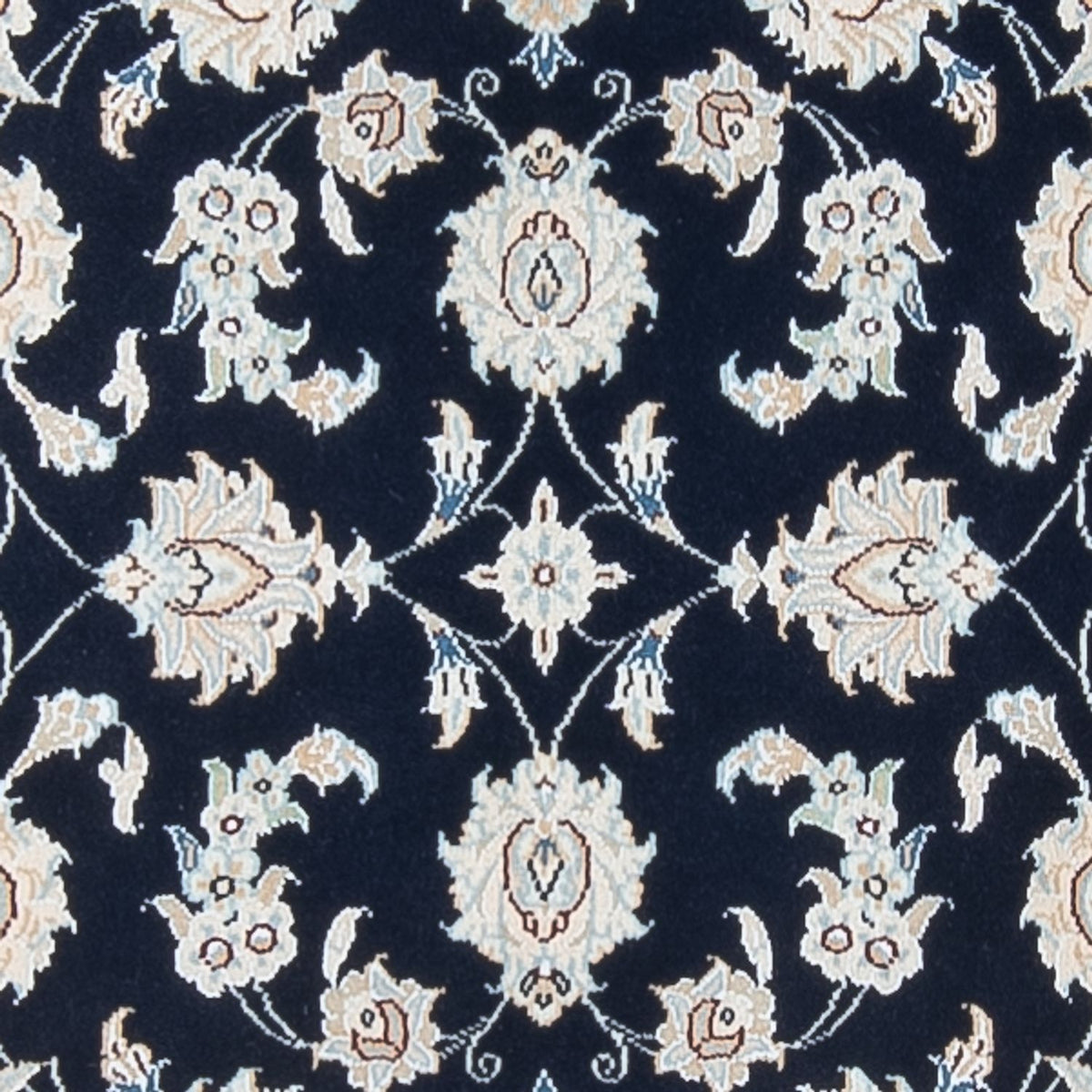 Tapis de couloir Tapis persan - Nain - Premium - 302 x 82 cm - bleu foncé