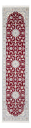 Tapis de couloir Tapis persan - Nain - Premium - 302 x 82 cm - rouge