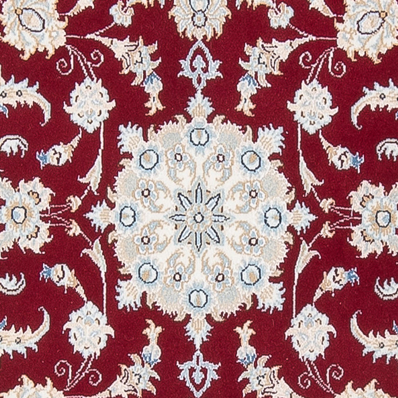 Tapis de couloir Tapis persan - Nain - Premium - 302 x 82 cm - rouge