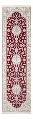 Tapis de couloir Tapis persan - Nain - Premium - 297 x 92 cm - rouge