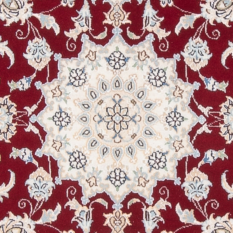 Tapis de couloir Tapis persan - Nain - Premium - 297 x 92 cm - rouge