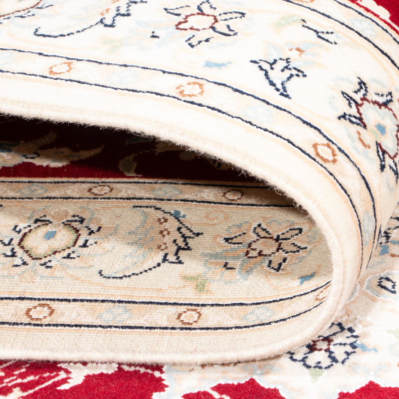 Tapis de couloir Tapis persan - Nain - Premium - 297 x 92 cm - rouge
