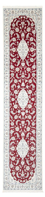 Tapis de couloir Tapis persan - Nain - Premium - 354 x 86 cm - rouge