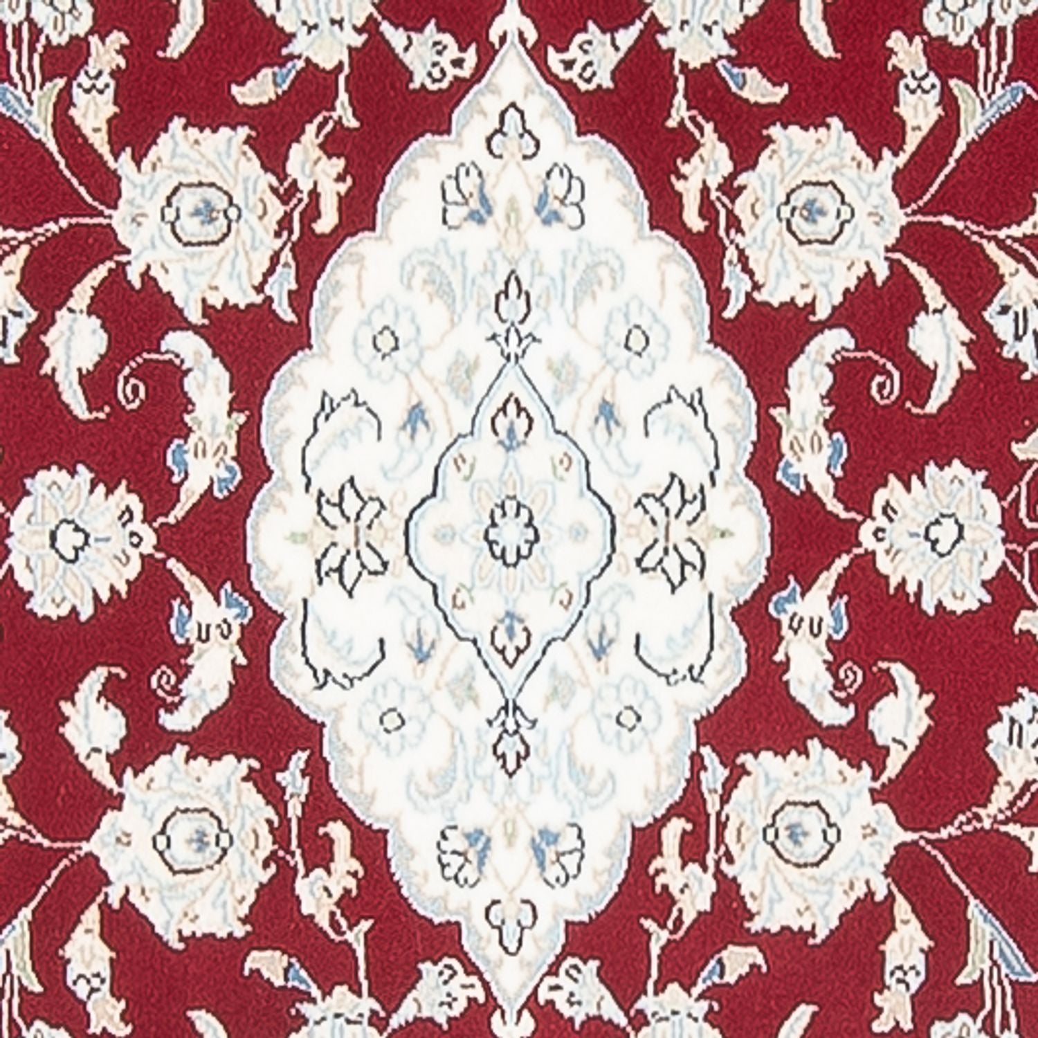 Tapis de couloir Tapis persan - Nain - Premium - 354 x 86 cm - rouge