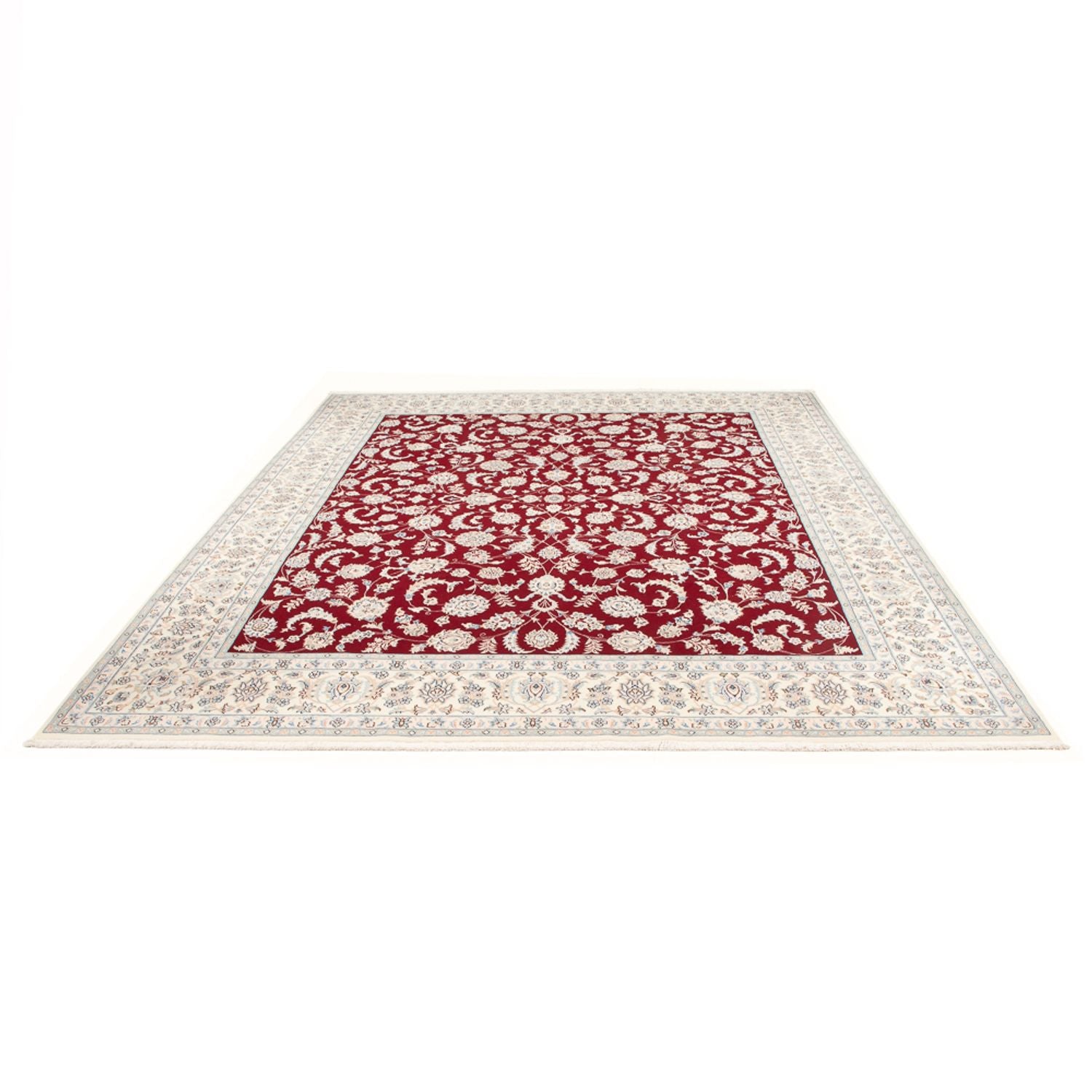 Tapis persan - Nain - Premium - 295 x 247 cm - rouge