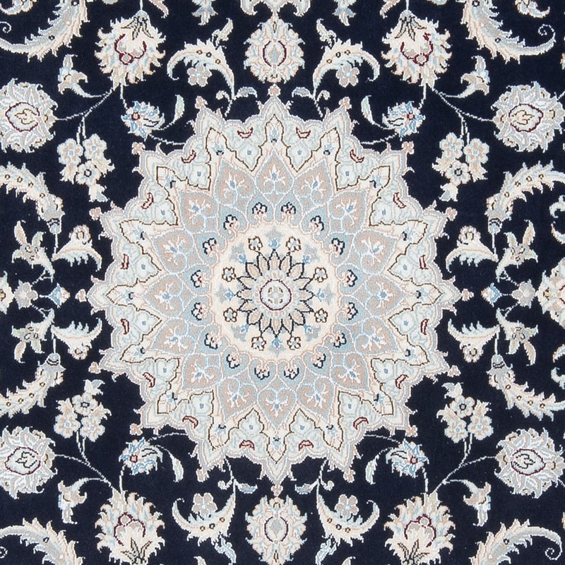 Tapis persan - Nain - Premium - 200 x 150 cm - bleu foncé