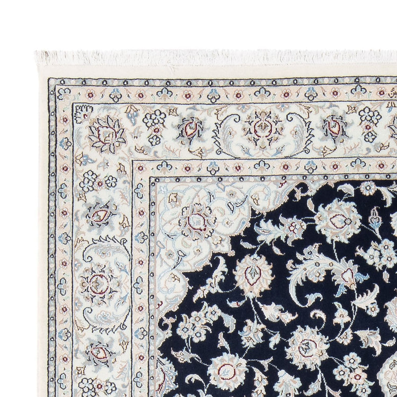 Tapis persan - Nain - Premium - 200 x 150 cm - bleu foncé