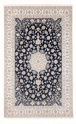 Tapis persan - Nain - Premium - 301 x 202 cm - bleu foncé