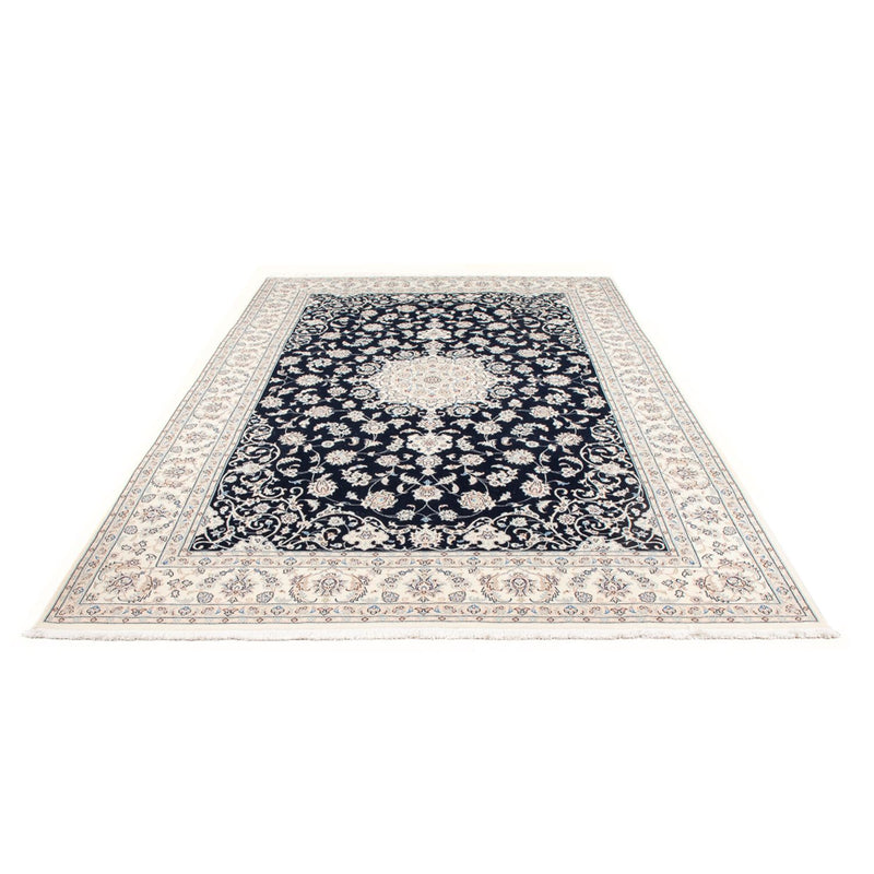 Tapis persan - Nain - Premium - 301 x 202 cm - bleu foncé