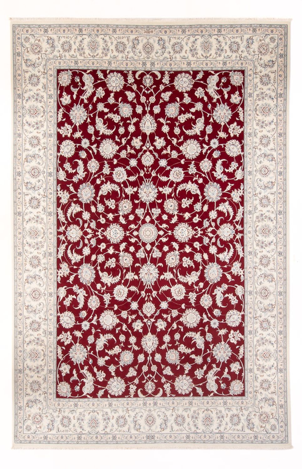 Tapis persan - Nain - Premium - 351 x 245 cm - rouge