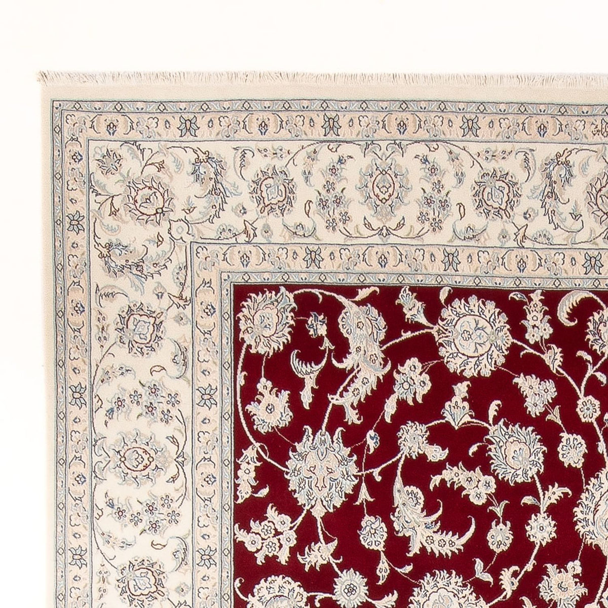 Tapis persan - Nain - Premium - 351 x 245 cm - rouge