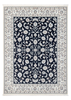 Tapis persan - Nain - Premium - 203 x 150 cm - bleu foncé