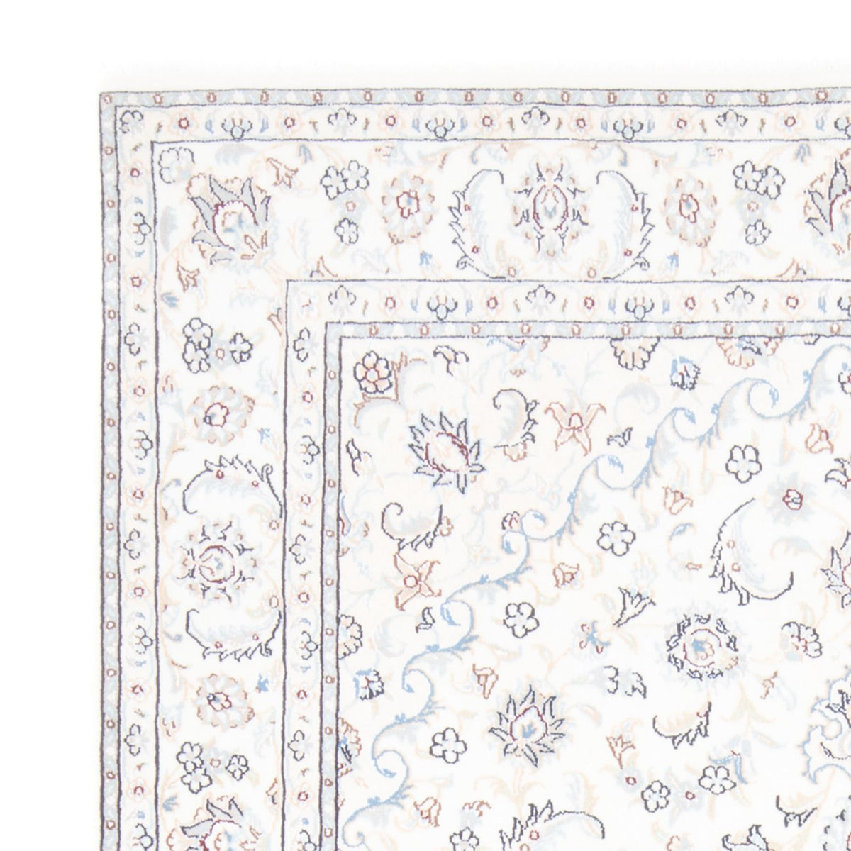 Tapis persan - Nain - Royal - 198 x 150 cm - crème