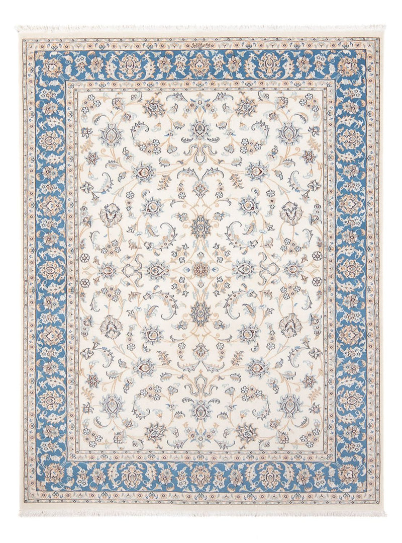 Tapis persan - Nain - Premium - 198 x 152 cm - crème