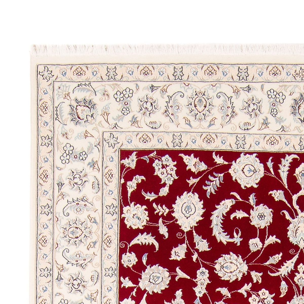 Tapis persan - Nain - 234 x 170 cm - rouge
