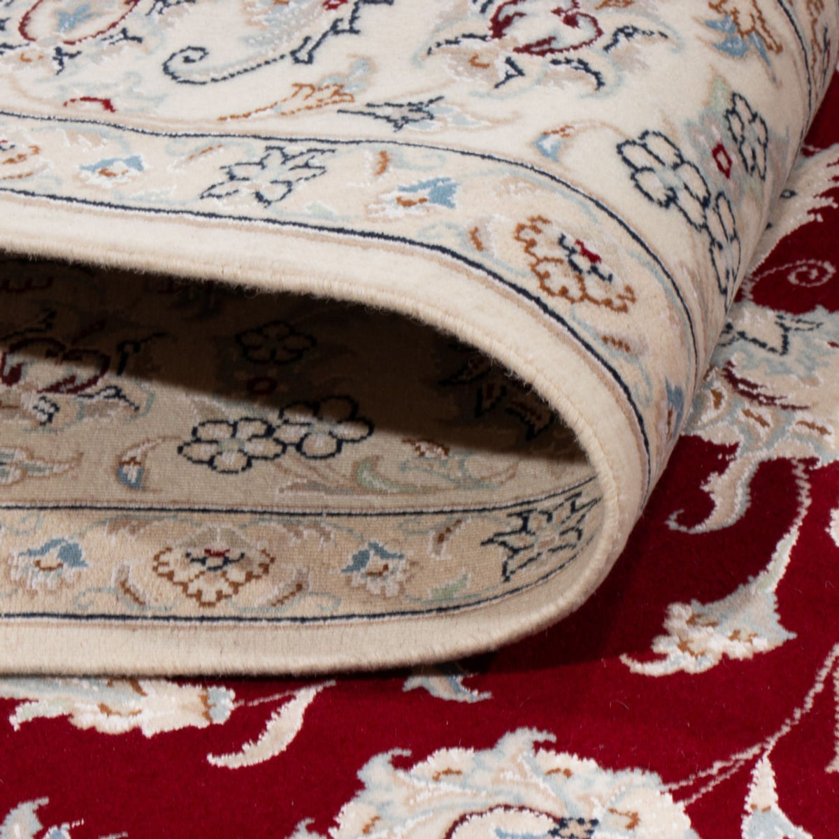 Tapis persan - Nain - 234 x 170 cm - rouge