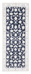 Tapis de couloir Tapis persan - Nain - Royal - 195 x 81 cm - bleu foncé