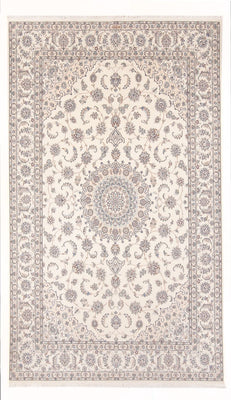 Tapis persan - Nain - Premium - 305 x 200 cm - crème