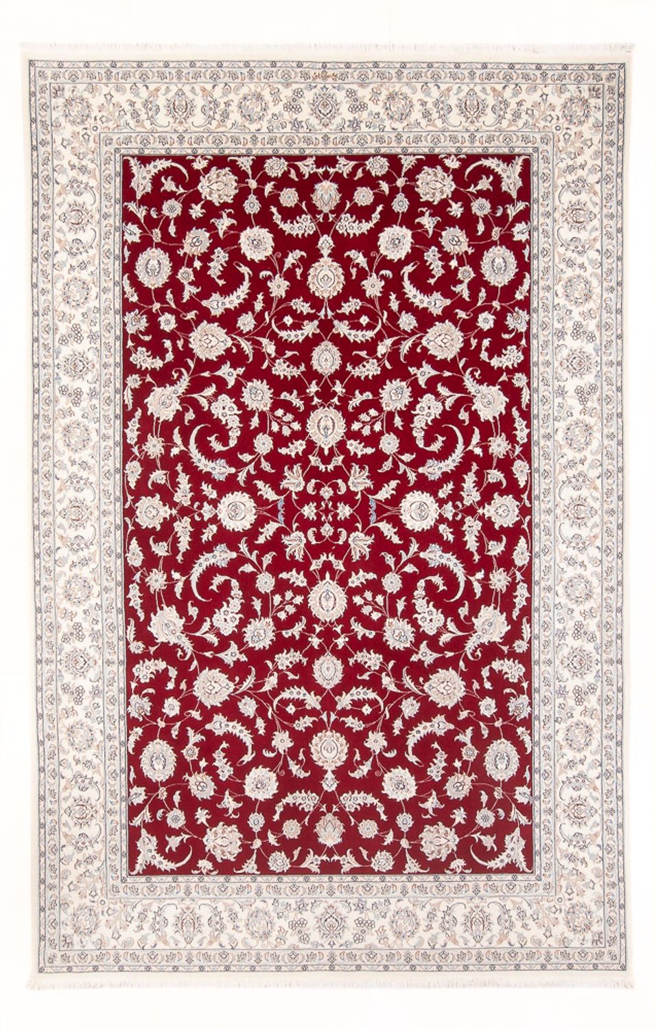Tapis persan - Nain - Premium - 291 x 198 cm - rouge