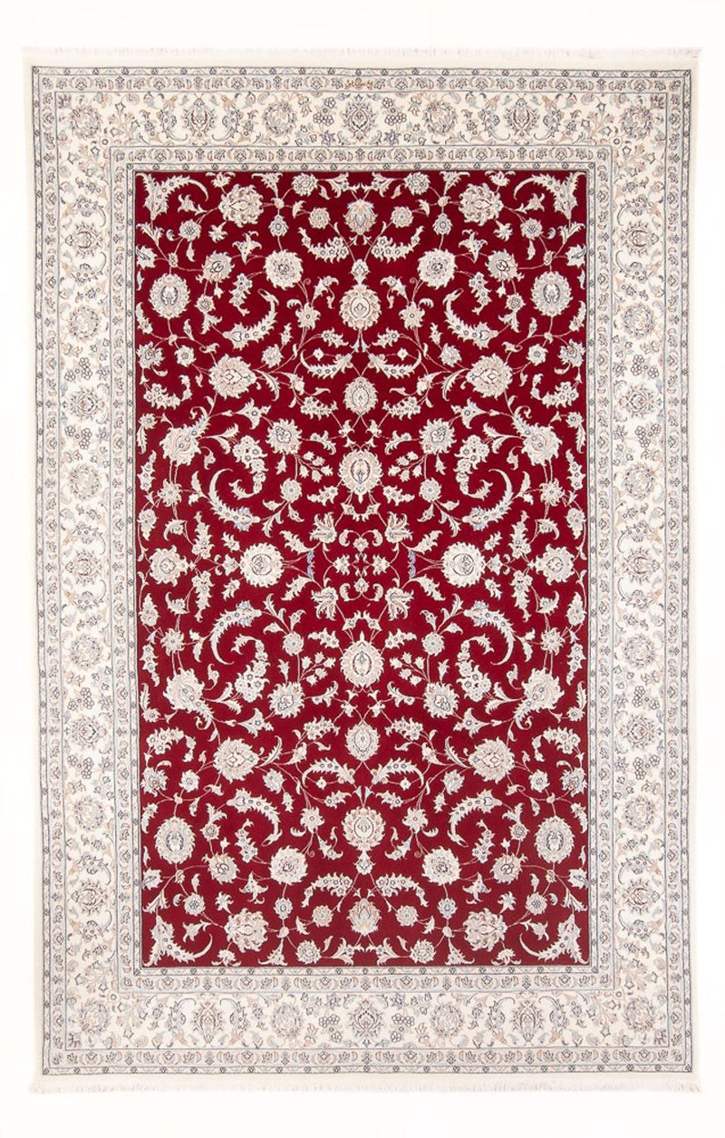 Tapis persan - Nain - Premium - 291 x 198 cm - rouge