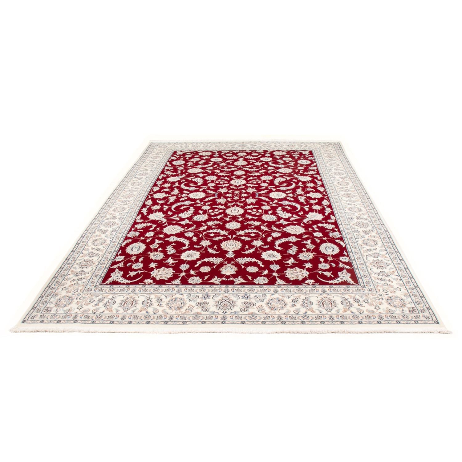 Tapis persan - Nain - Premium - 291 x 198 cm - rouge