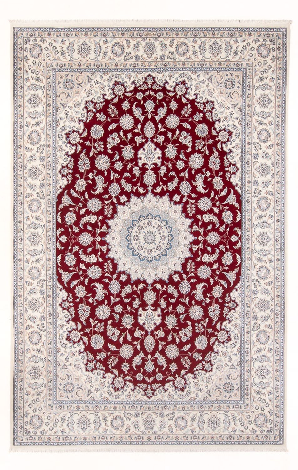 Tapis persan - Nain - Premium - 293 x 200 cm - rouge
