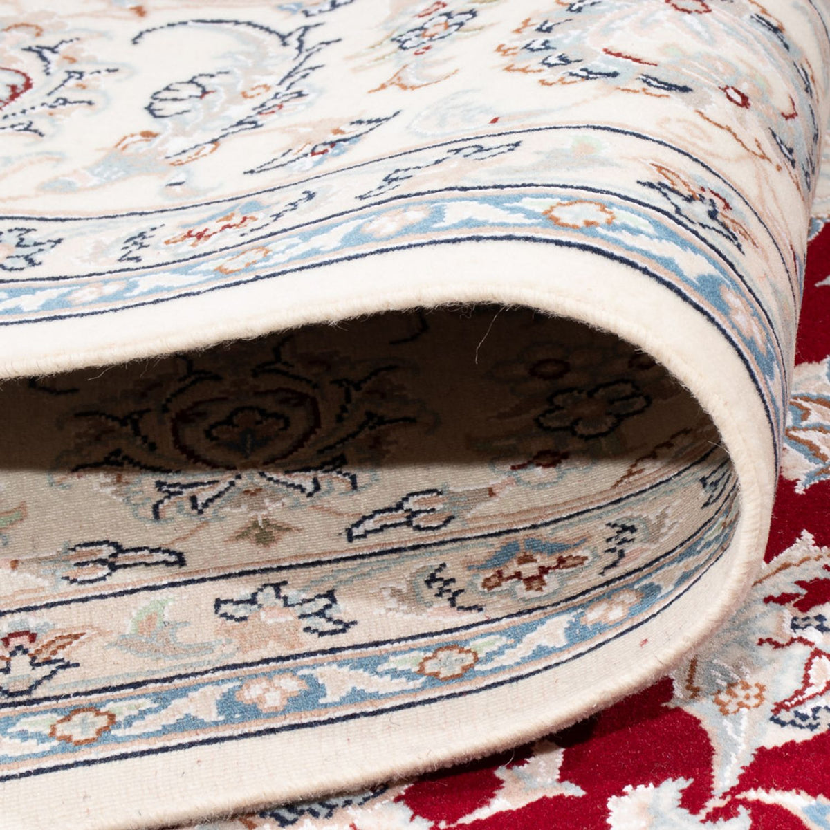 Tapis persan - Nain - Premium - 293 x 200 cm - rouge