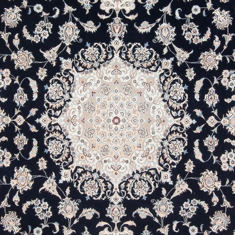 Tapis persan - Nain - Premium - 300 x 247 cm - bleu foncé