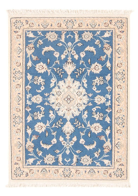 Tapis persan - Nain - 88 x 59 cm - bleu