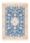 Tapis persan - Nain - 88 x 59 cm - bleu