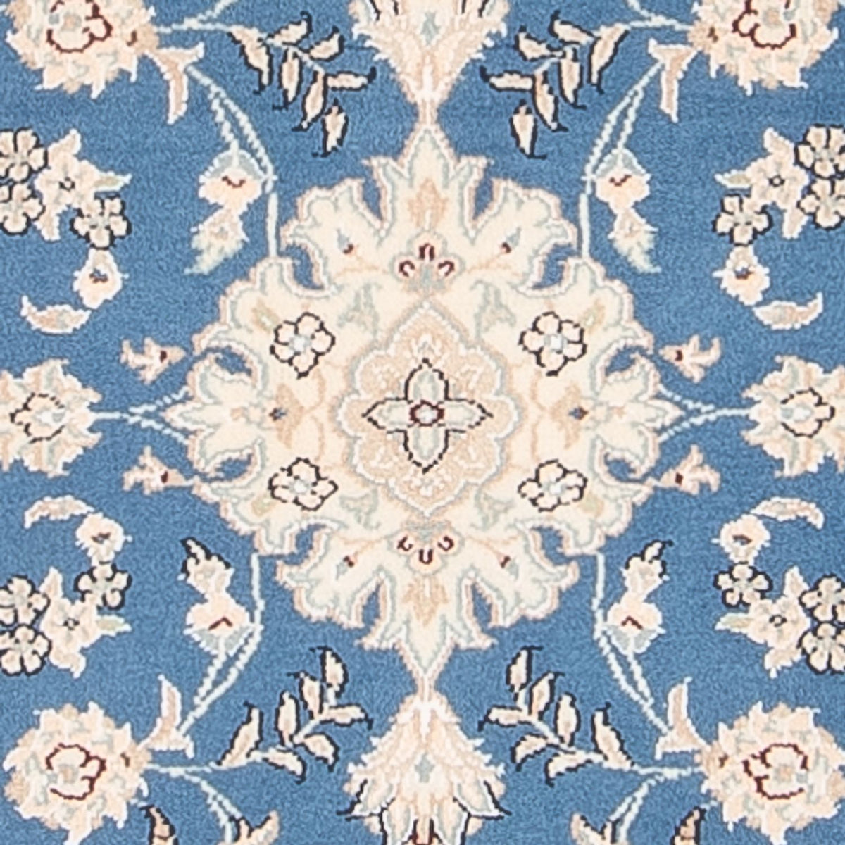 Tapis persan - Nain - 88 x 59 cm - bleu