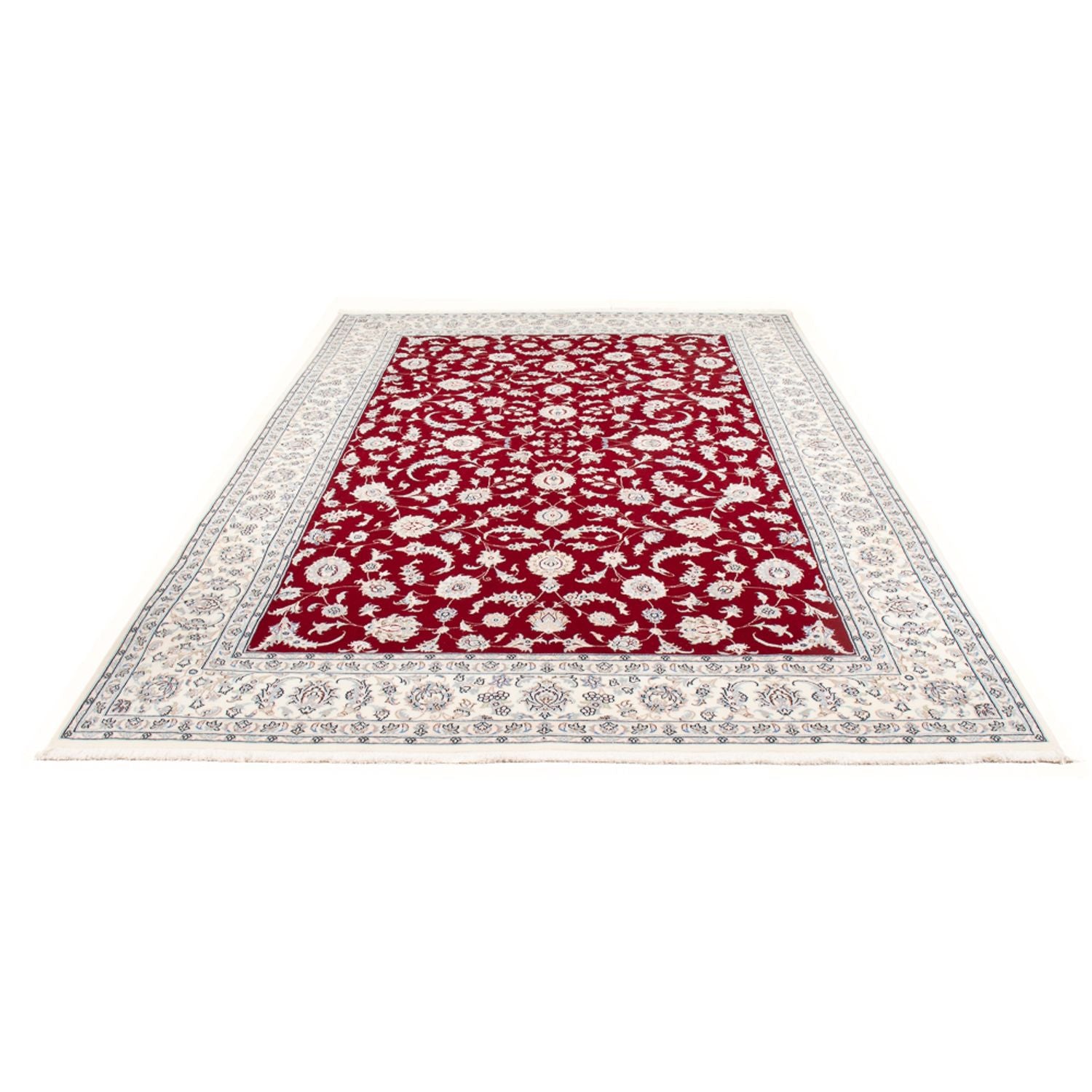 Tapis persan - Nain - Premium - 295 x 200 cm - rouge