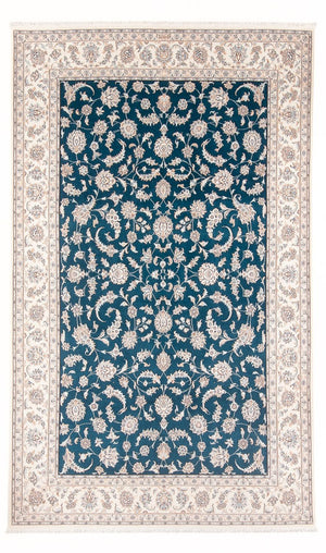 Tapis persan - Nain - Premium - 298 x 198 cm - turquoise