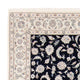 Tapis persan - Nain - 233 x 170 cm - bleu foncé