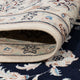 Tapis persan - Nain - 233 x 170 cm - bleu foncé