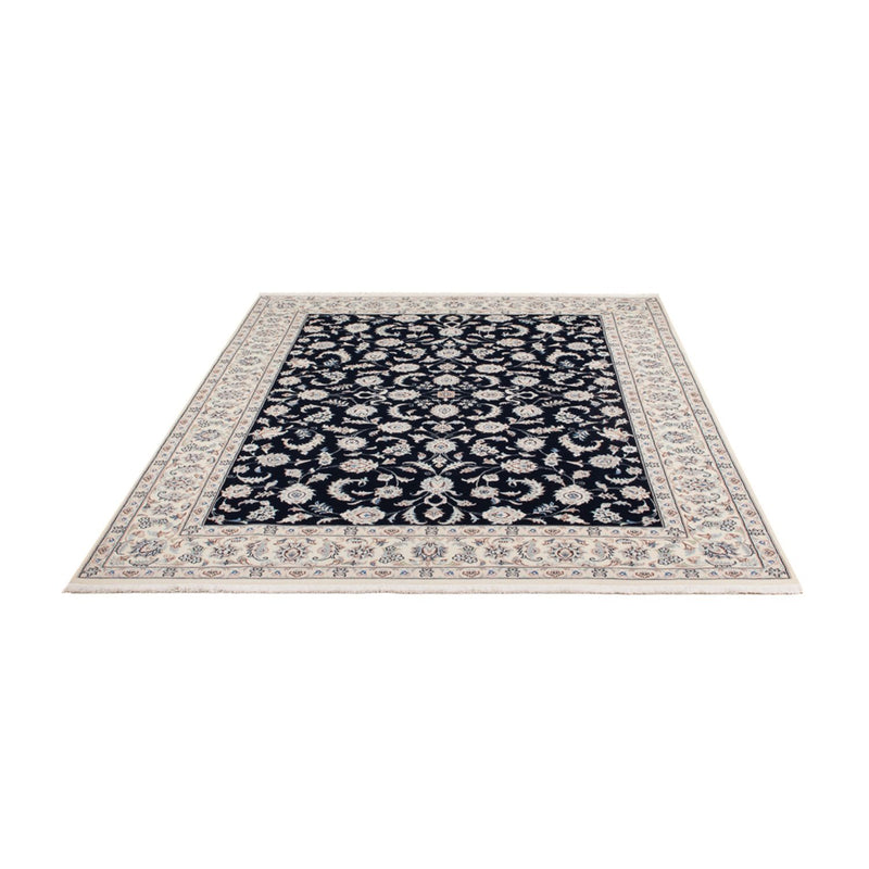 Tapis persan - Nain - 233 x 170 cm - bleu foncé