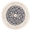 Tapis persan - Nain ronde  - 202 x 202 cm - bleu foncé