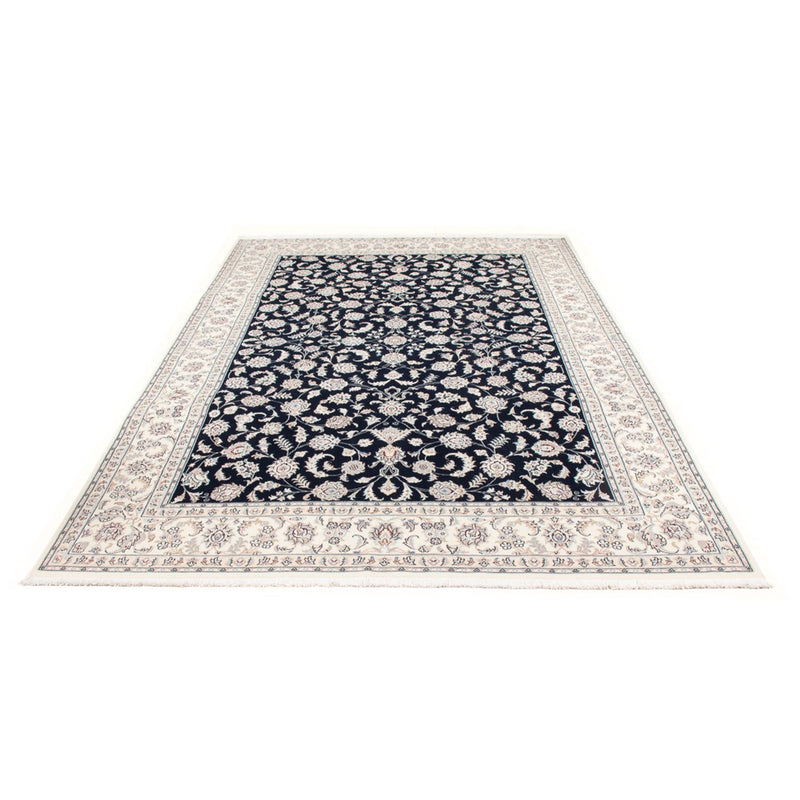 Tapis persan - Nain - Premium - 298 x 198 cm - bleu foncé
