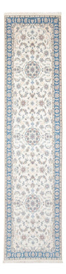 Tapis de couloir Tapis persan - Nain - Premium - 300 x 80 cm - crème