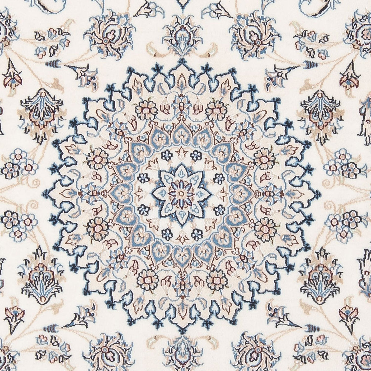 Tapis persan - Nain - Premium - 200 x 150 cm - crème