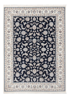 Tapis persan - Nain - Premium - 205 x 148 cm - bleu foncé