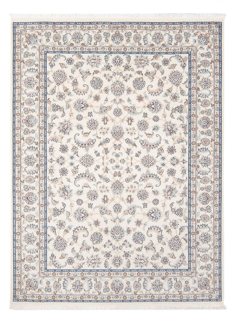 Tapis persan - Nain - Premium - 201 x 150 cm - crème