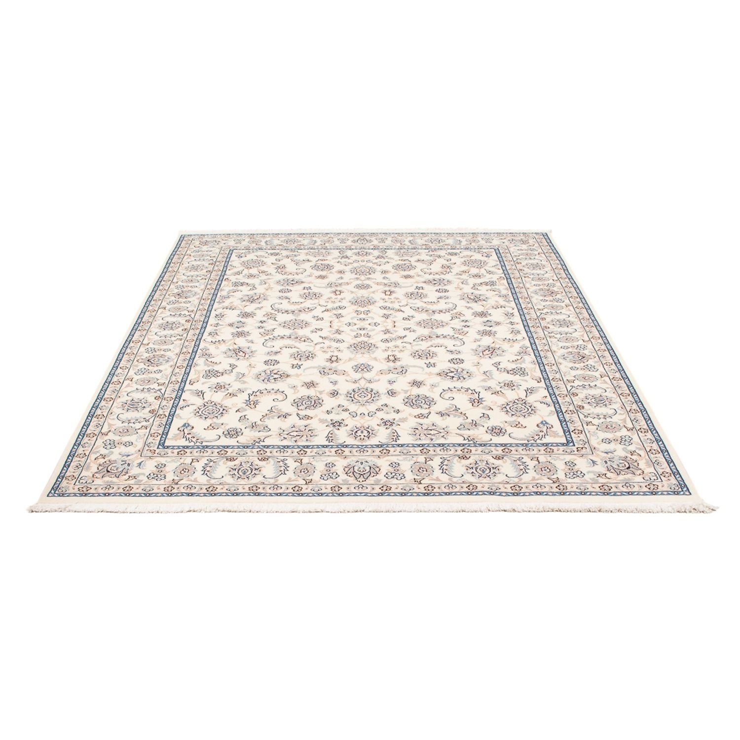Tapis persan - Nain - Premium - 201 x 150 cm - crème