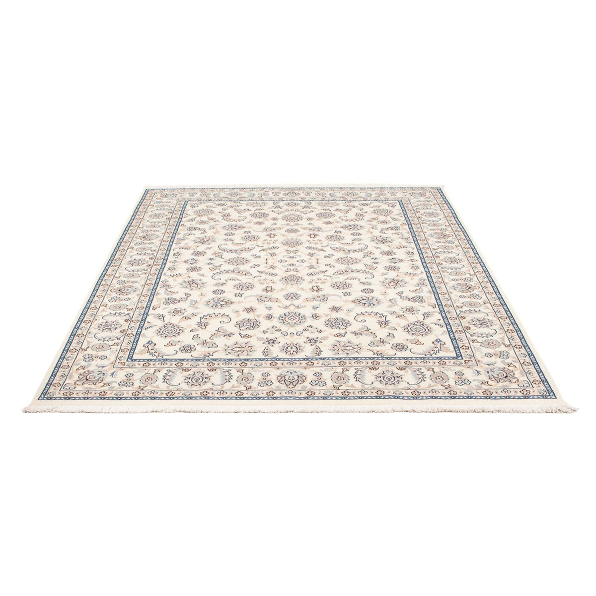 Tapis persan - Nain - Premium - 201 x 150 cm - crème