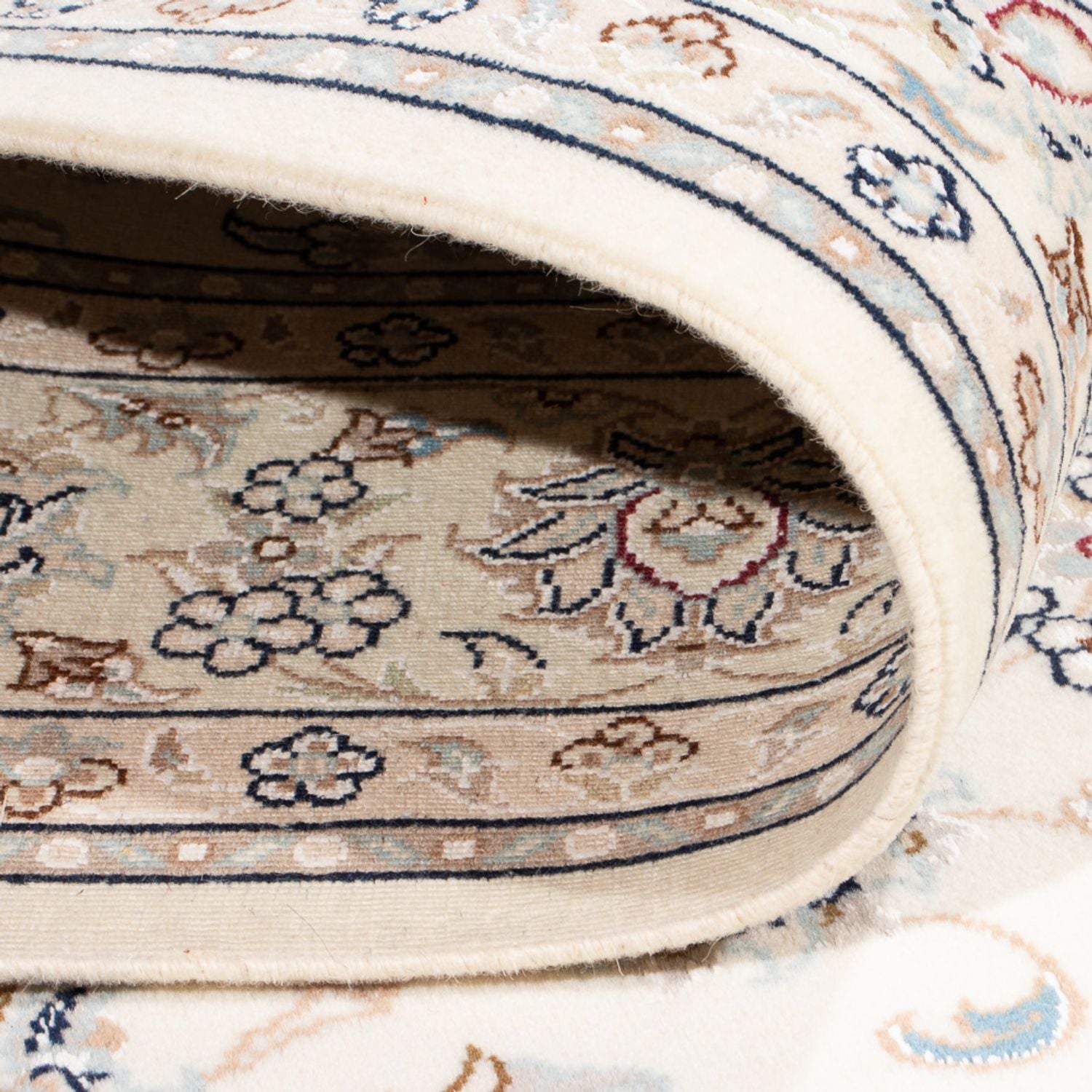 Tapis persan - Nain - Premium - 200 x 150 cm - crème
