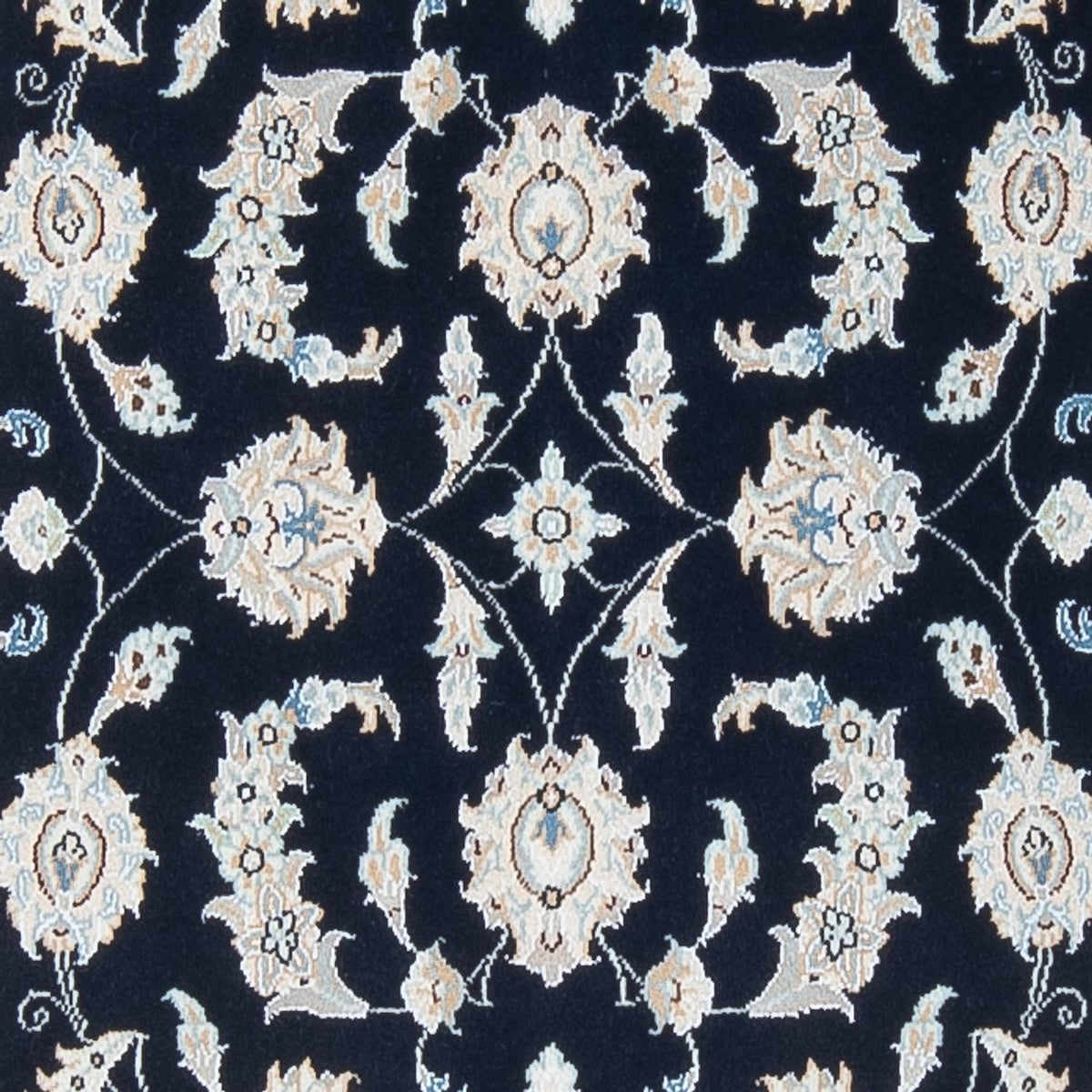 Tapis de couloir Tapis persan - Nain - Premium - 352 x 82 cm - bleu foncé